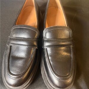 Madewell Black Leather Loafers for Women